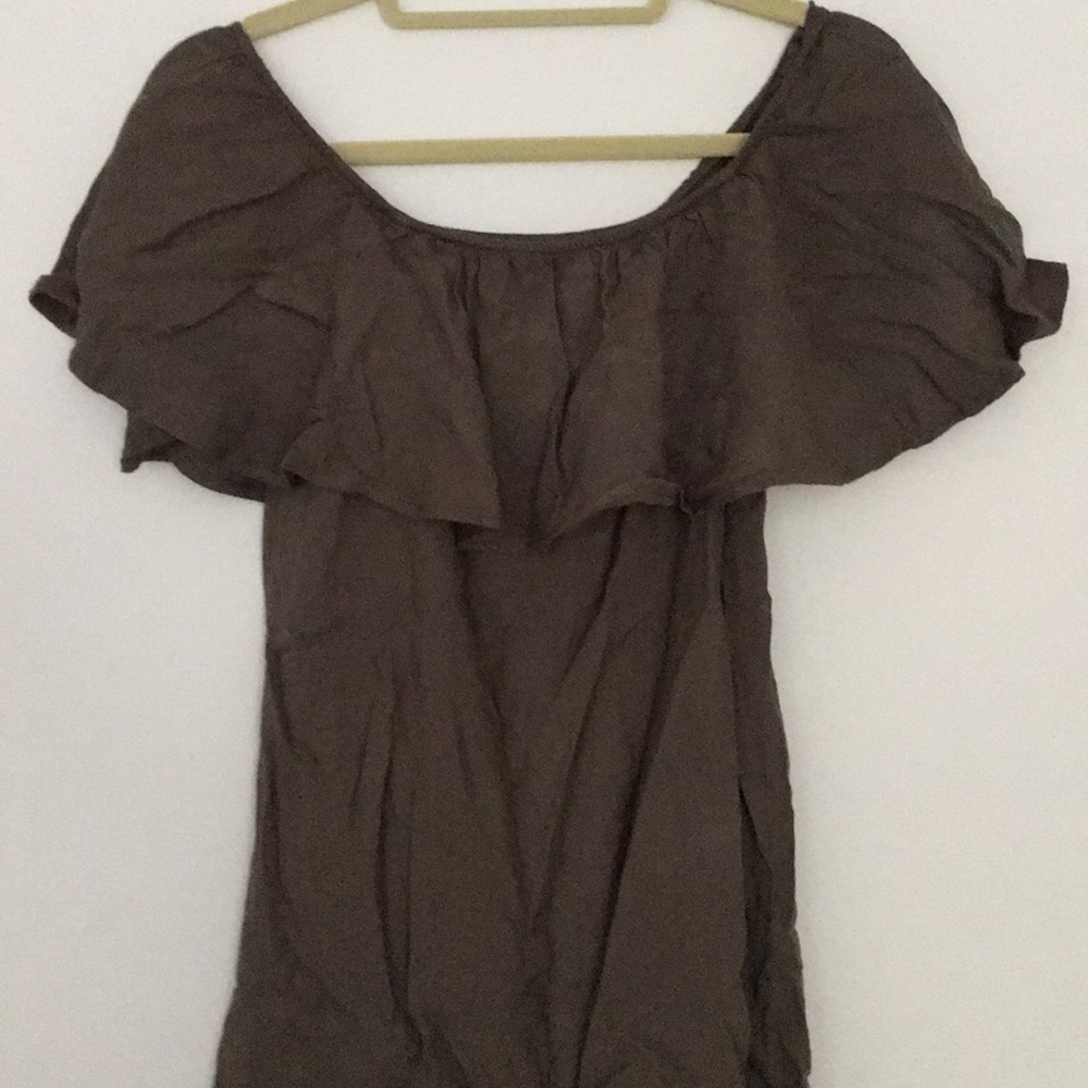 Off the Shoulder Ruffle Dress